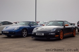 Porsche Cayman and 911 GT3RS